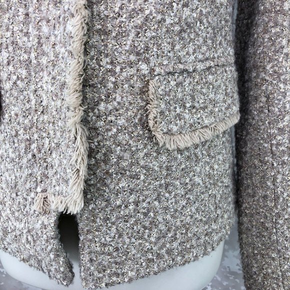 Helene Berman Faux Fur Detachable Collar Jacket S NWT - Picture 4 of 11